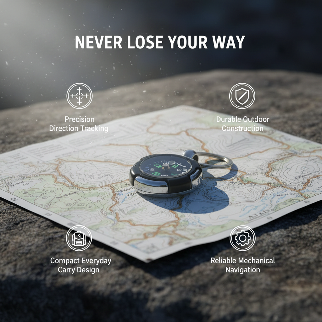 Pocket Compass – Rugged Outdoor Navigation Tool