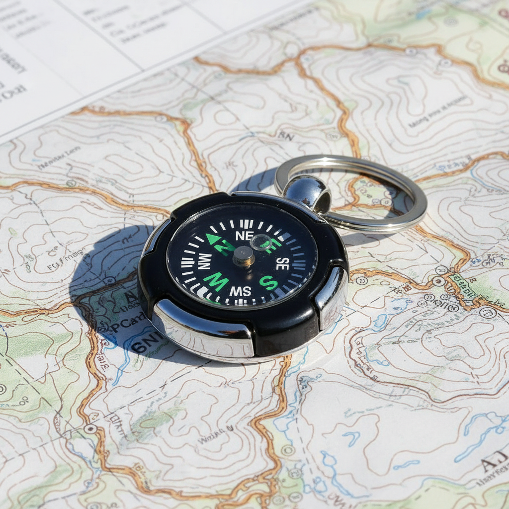 Pocket Compass – Rugged Outdoor Navigation Tool
