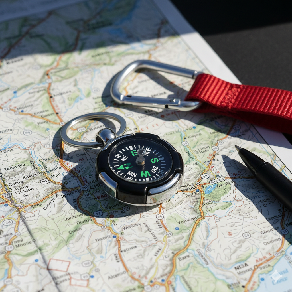 Pocket Compass – Rugged Outdoor Navigation Tool